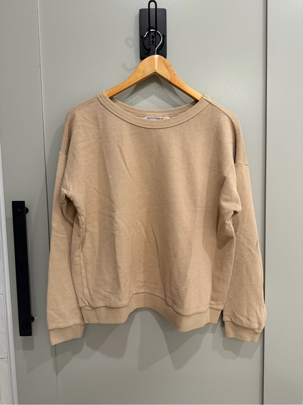 Jungmaven Classic Crewneck Women's Sweatshirt in Beige